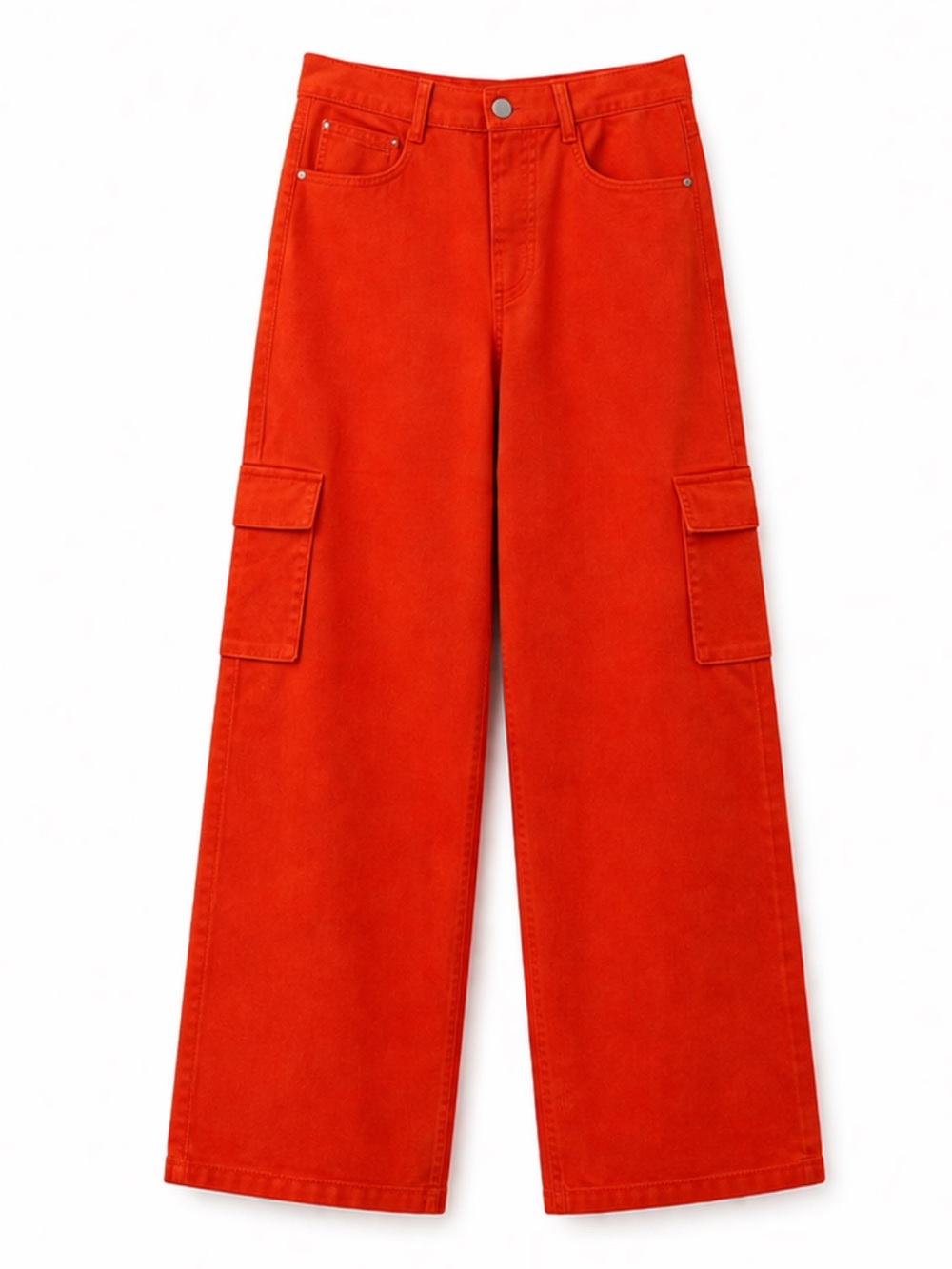 Bright Red Cargo Pants
